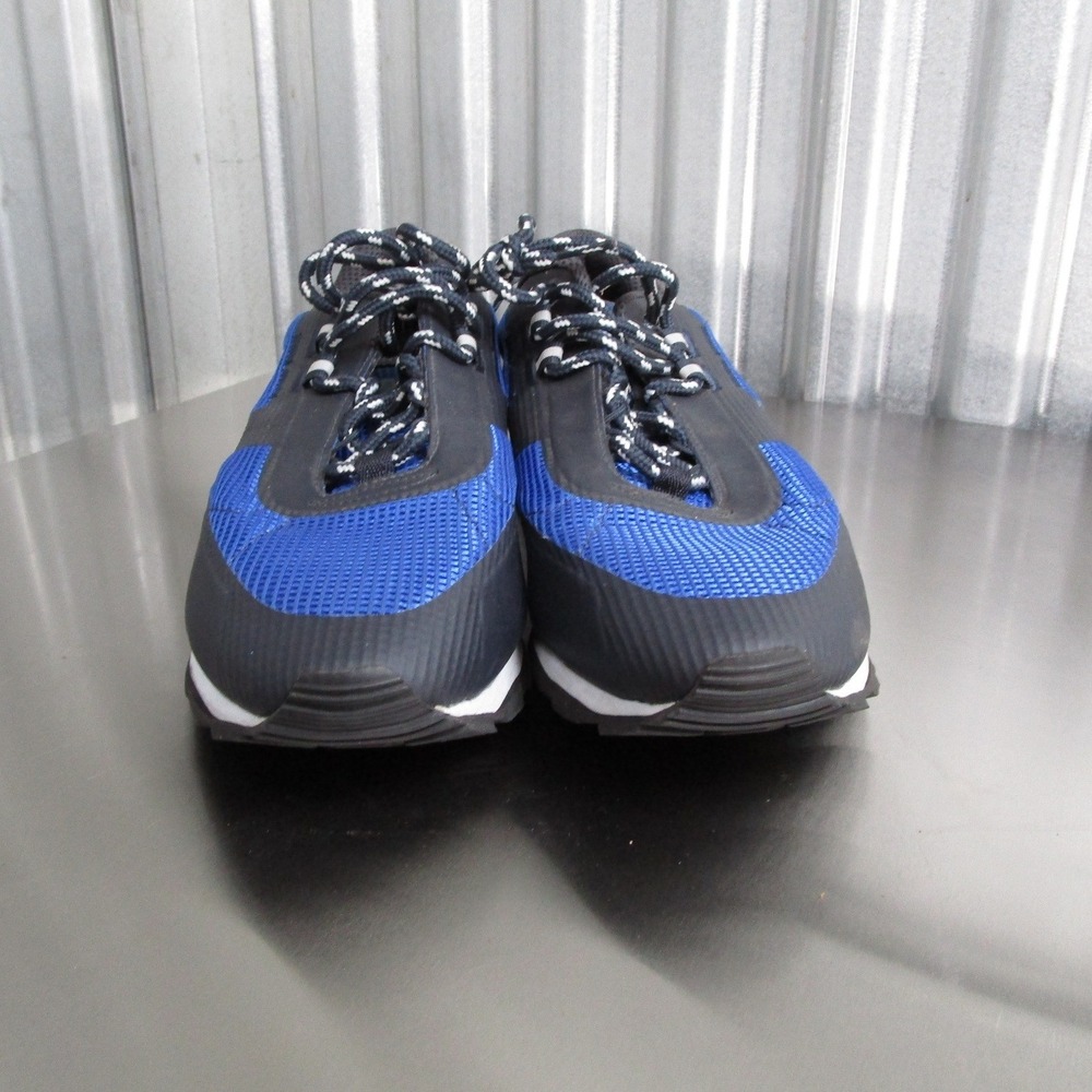 Hugo Boss Mens Blue Black Mesh Leather Suede Sneakers 50455306 Size 43 10